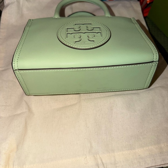 Nwt tory burch mini ella bio tote mint leaf - Picture 4 of 4